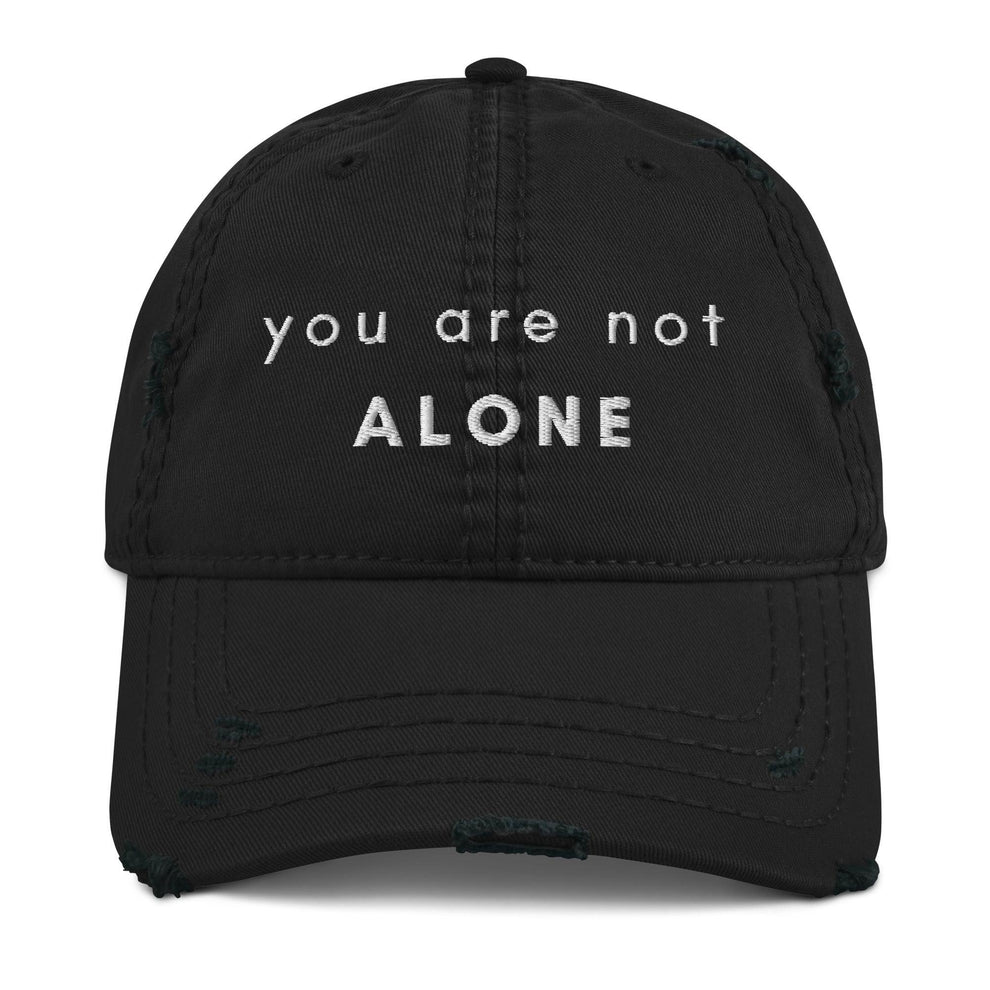 Not Alone Distressed Hat - Myndful Apparel
