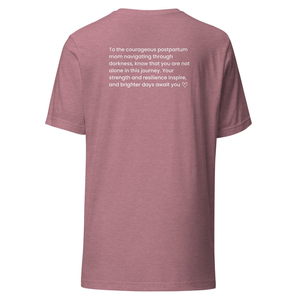 Postpartum Mental Health Tee Dusty Rose - Myndful Apparel